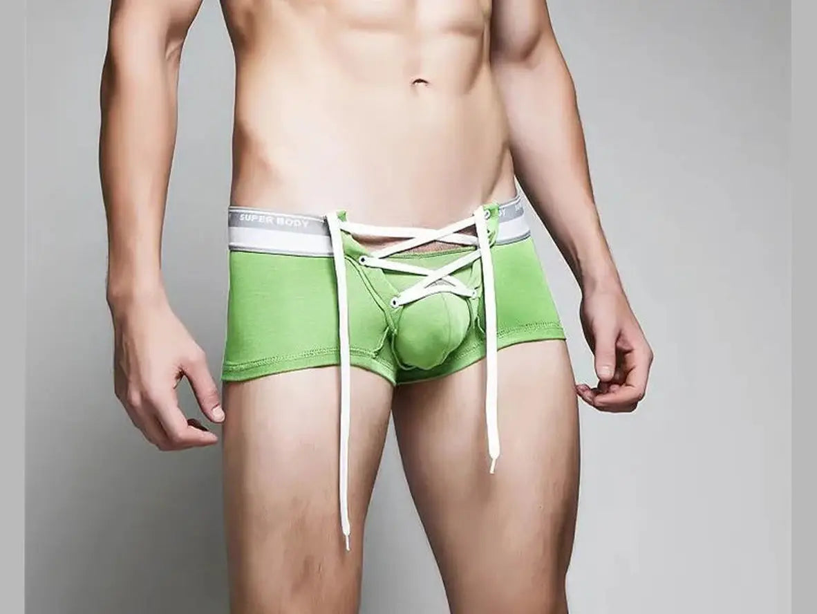 Gay Boxer Briefs | SUPERBODY Sexy Tie-Up Underwear