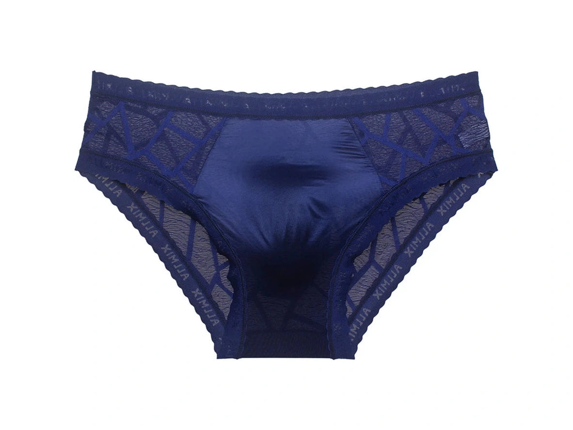 Gay Briefs | ALLMIX Soft Bulge Pouch Seamless Lace Briefs