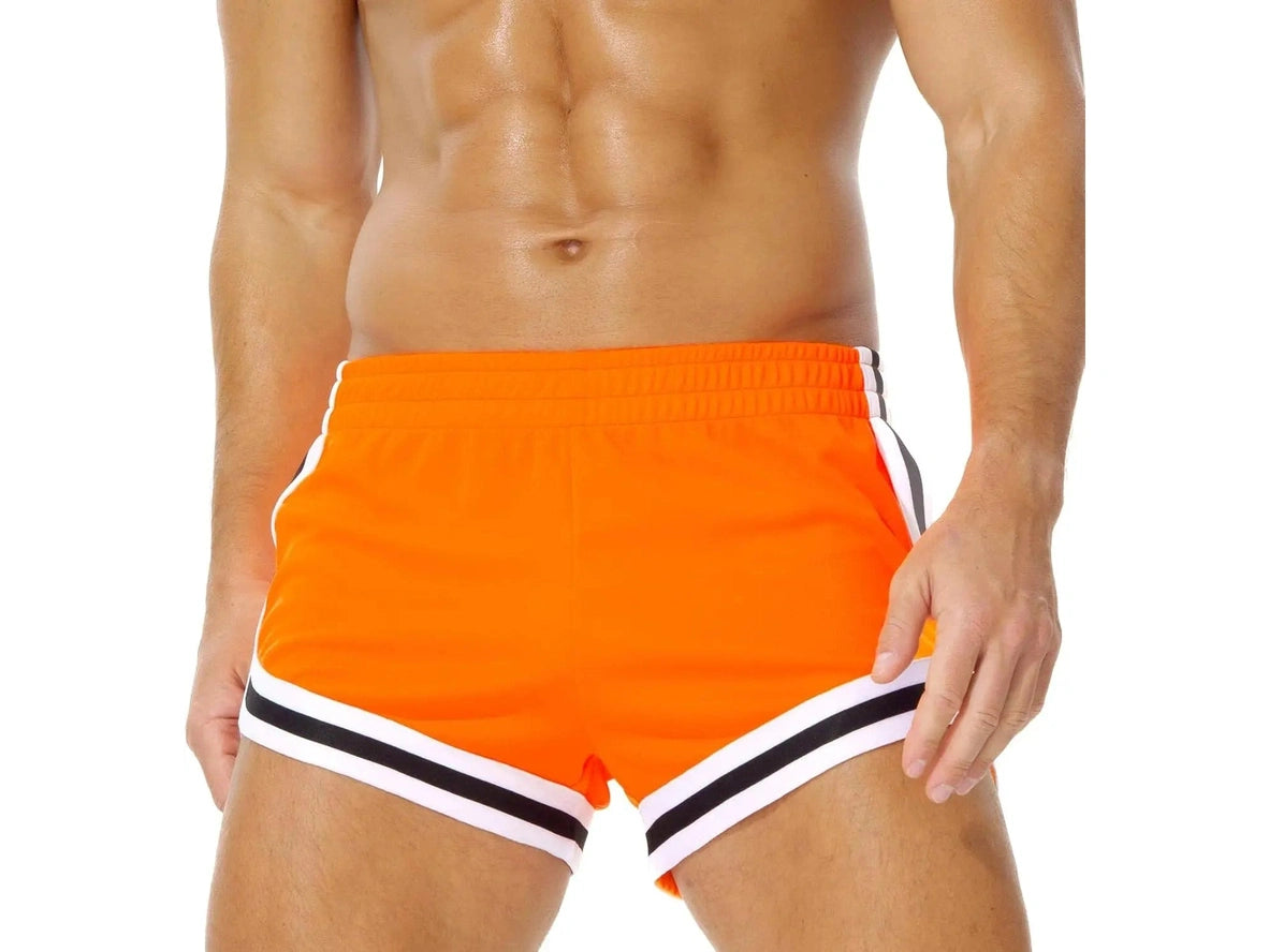 11-5-25 UNAVAILABLE - Gay Gym Shorts | AIMPACT Retro Mesh Running Shorts