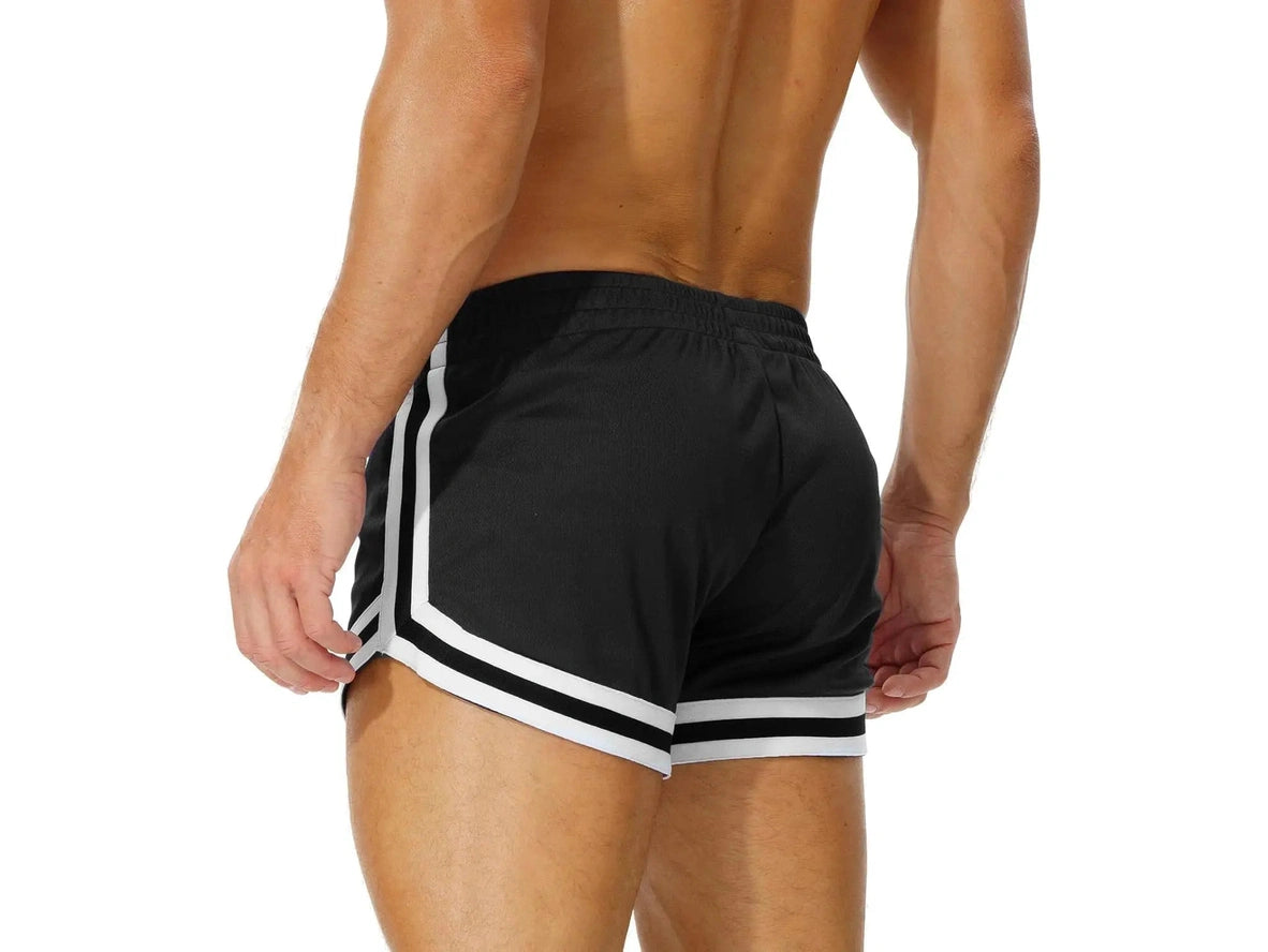 11-5-25 UNAVAILABLE - Gay Gym Shorts | AIMPACT Retro Mesh Running Shorts