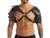 Gay Harness | Clubwear Faux Leather Harness Double Shoulder Armor