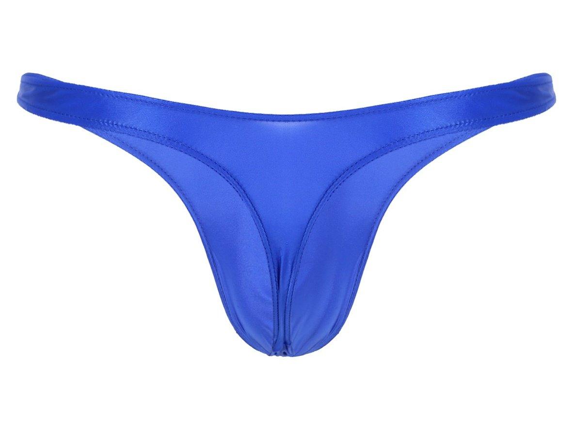 Aqua Lust -Glossy Gay Swim Thong