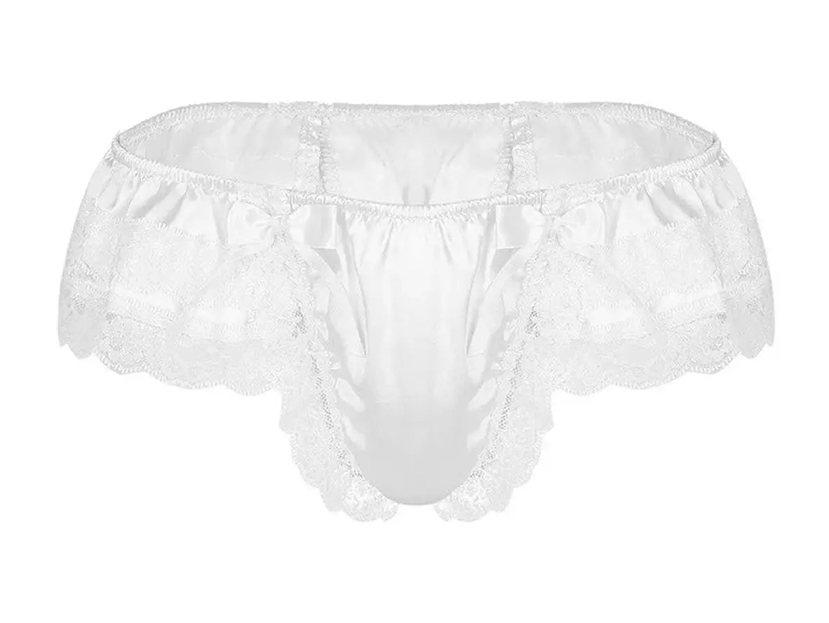 Floral Bloom – Double-Layer Lace Gay Lingerie Thong