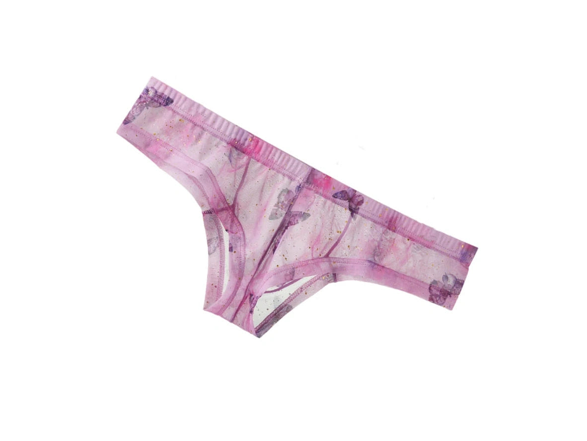 Floral Sheer – Ultra Transparent Gay Thong