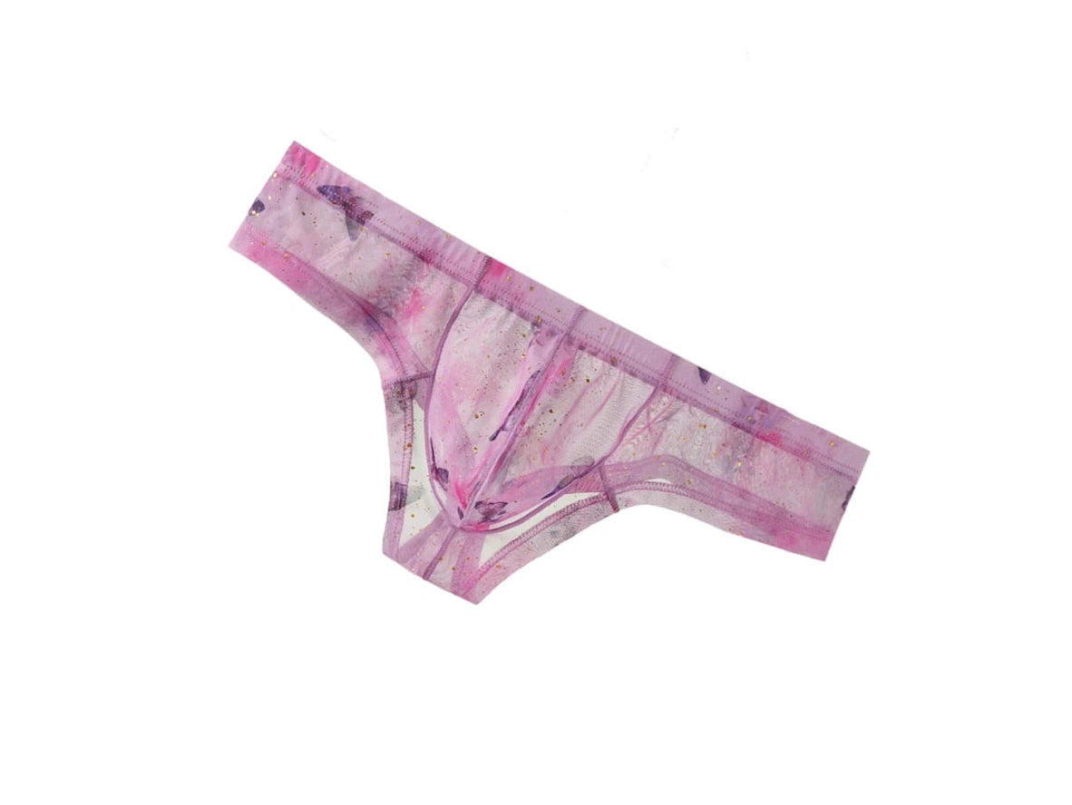 Floral Sheer – Ultra Transparent Gay Thong