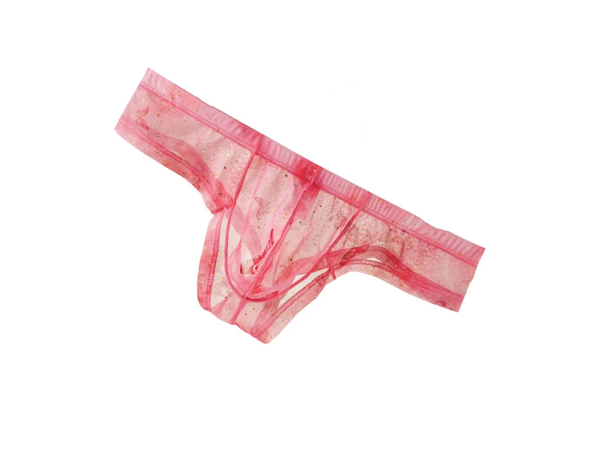 Floral Sheer – Ultra Transparent Gay Thong
