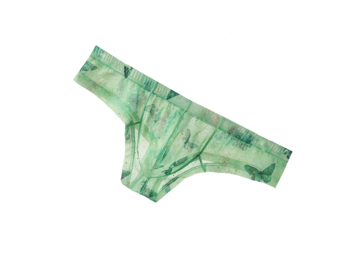 Floral Sheer – Ultra Transparent Gay Thong