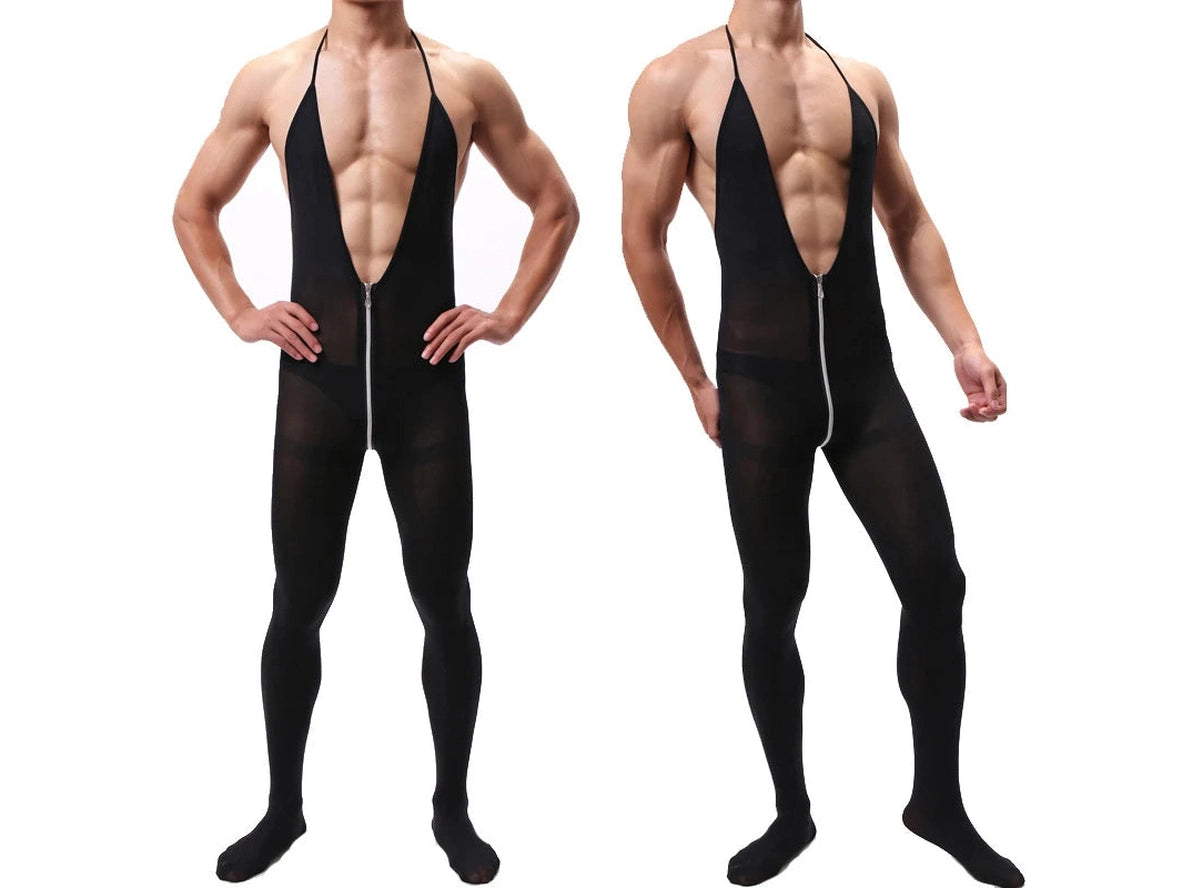 Gay Bodystockings | Lingerie Zipper Bodysuit