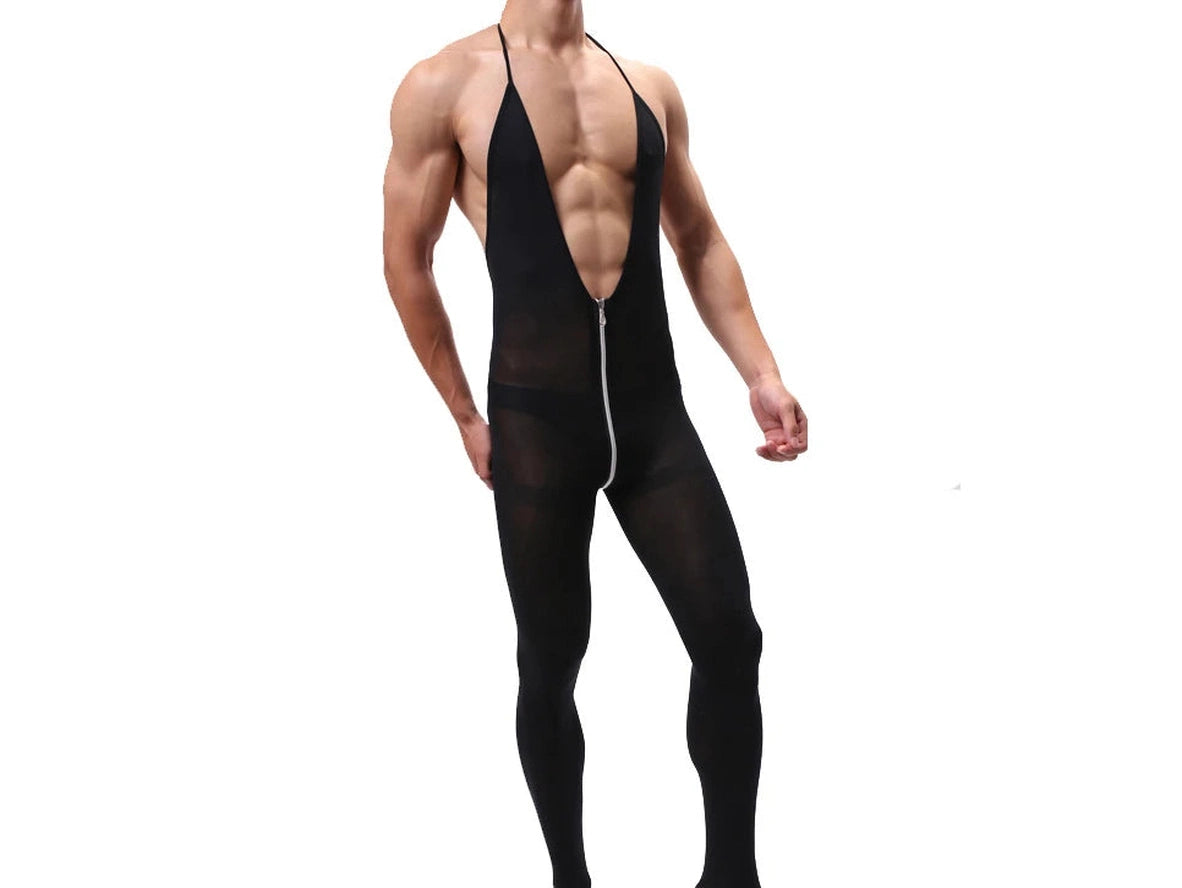 Gay Bodystockings | Lingerie Zipper Bodysuit