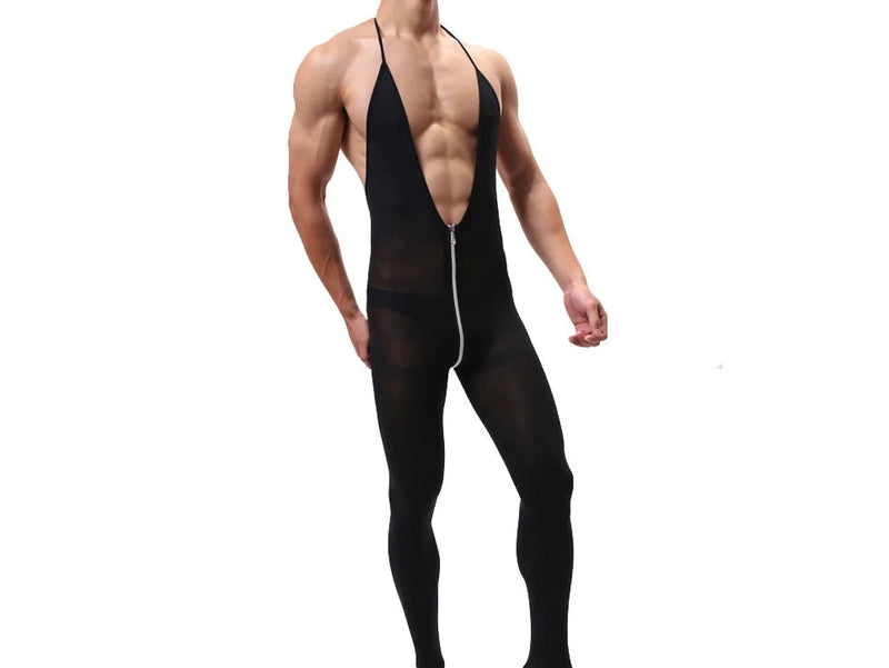 Gay Bodystockings | Lingerie Zipper Bodysuit