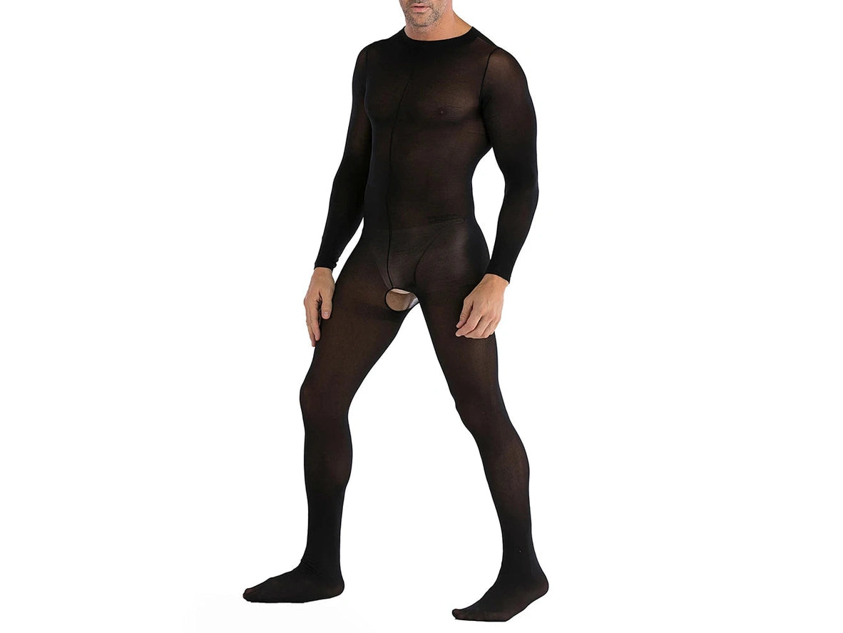 Gay Bodystockings | Seamless Long Sleeve Bodysuit