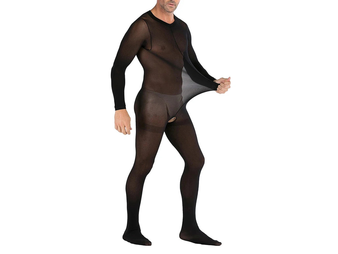 Gay Bodystockings | Seamless Long Sleeve Bodysuit