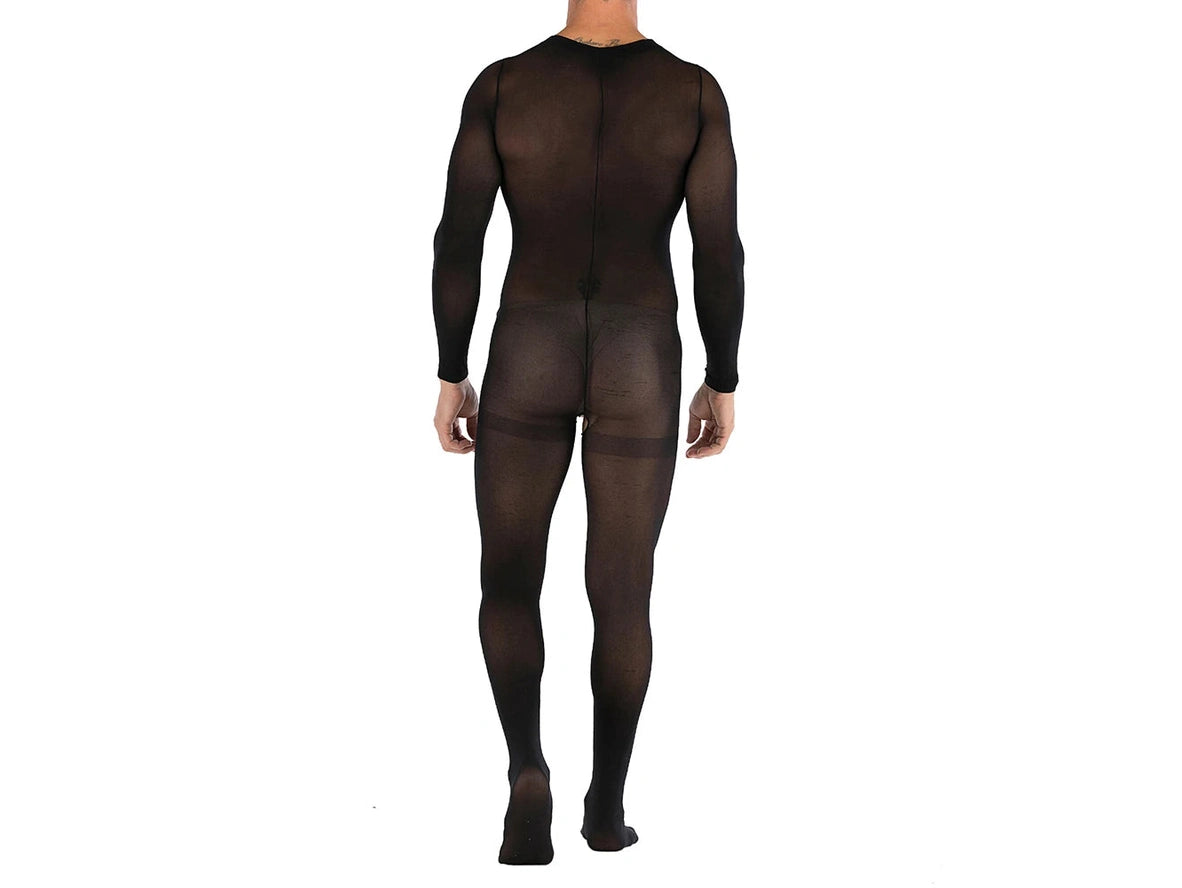 Gay Bodystockings | Seamless Long Sleeve Bodysuit