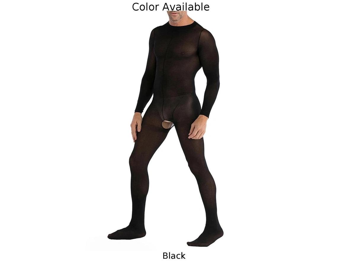 Gay Bodystockings | Seamless Long Sleeve Bodysuit