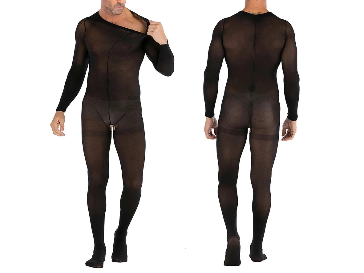 Gay Bodystockings | Seamless Long Sleeve Bodysuit