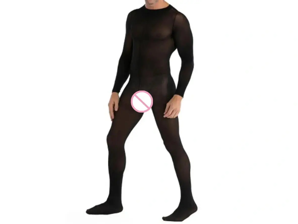 Gay Bodystockings | Seamless Long Sleeve Bodysuit