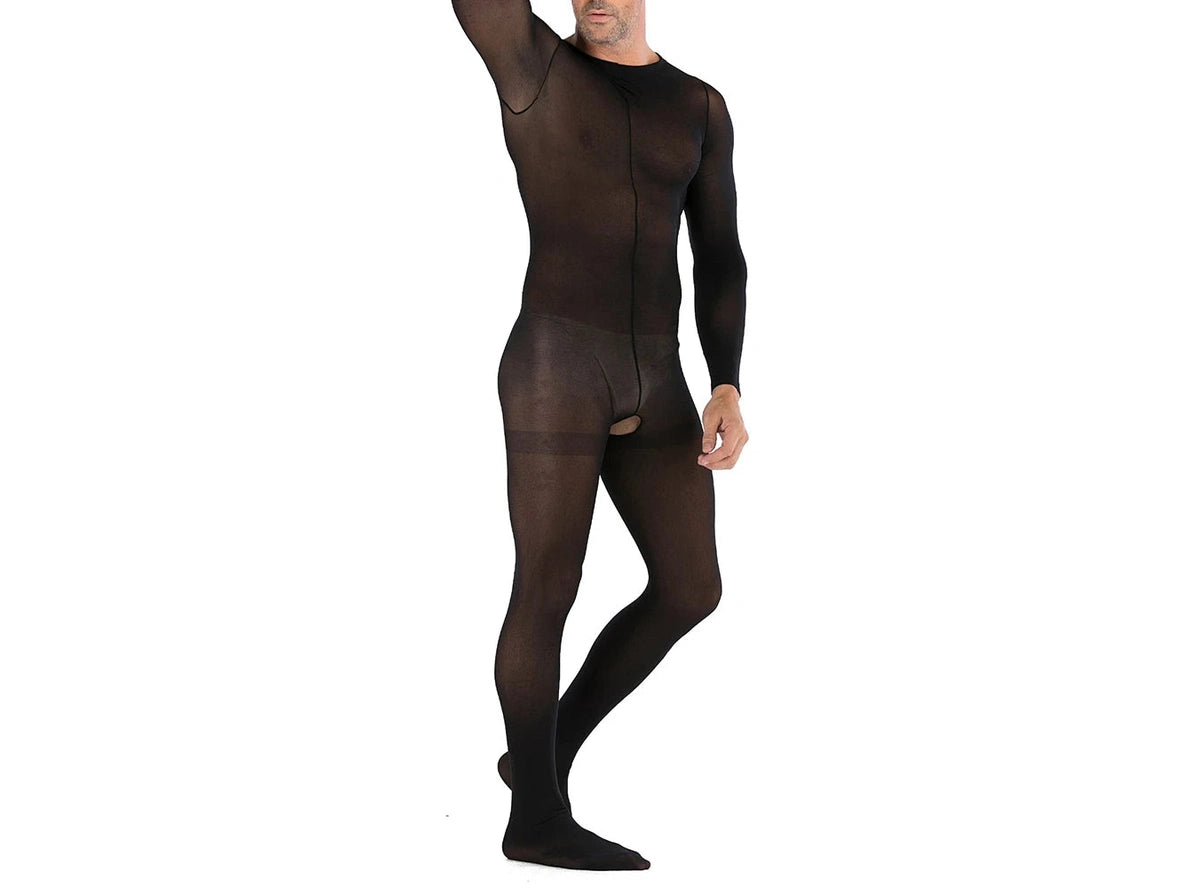 Gay Bodystockings | Seamless Long Sleeve Bodysuit