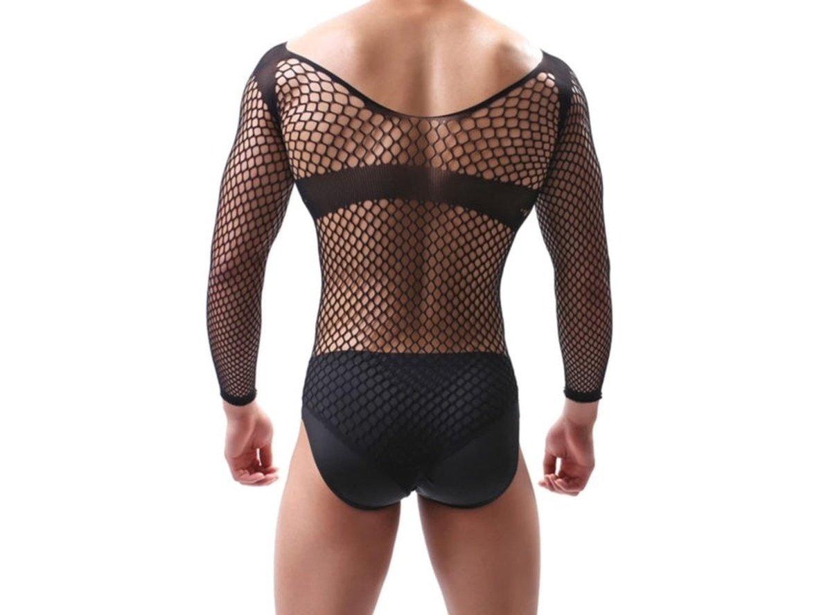 Gay Bodystockings | Sexy Mesh See-Through Bodystocking
