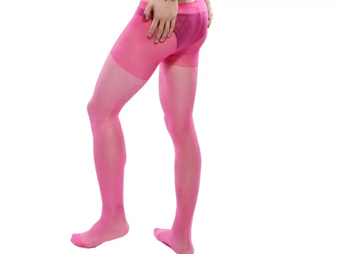 Gay Bodystockings | Sexy Rose Pink Pantyhose