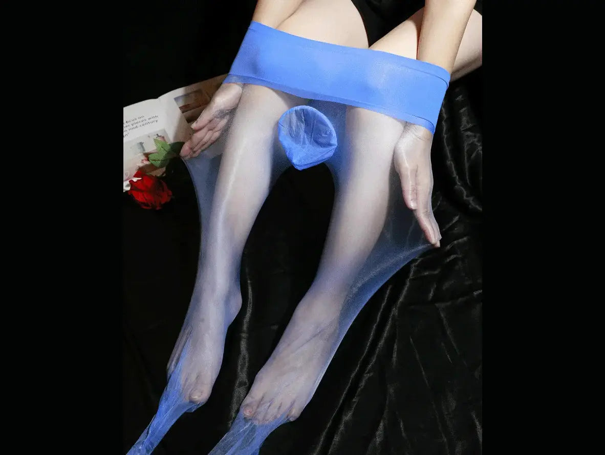 Gay Bodystockings | Sexy Ultra-Thin Glossy Transparent Pantyhose