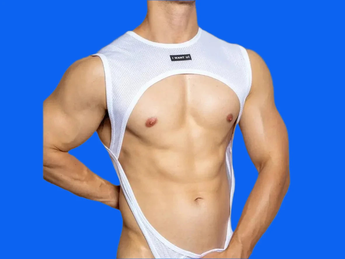 Gay Bodysuits | D.M Collection &quot;I want u!&quot; Bodysuit