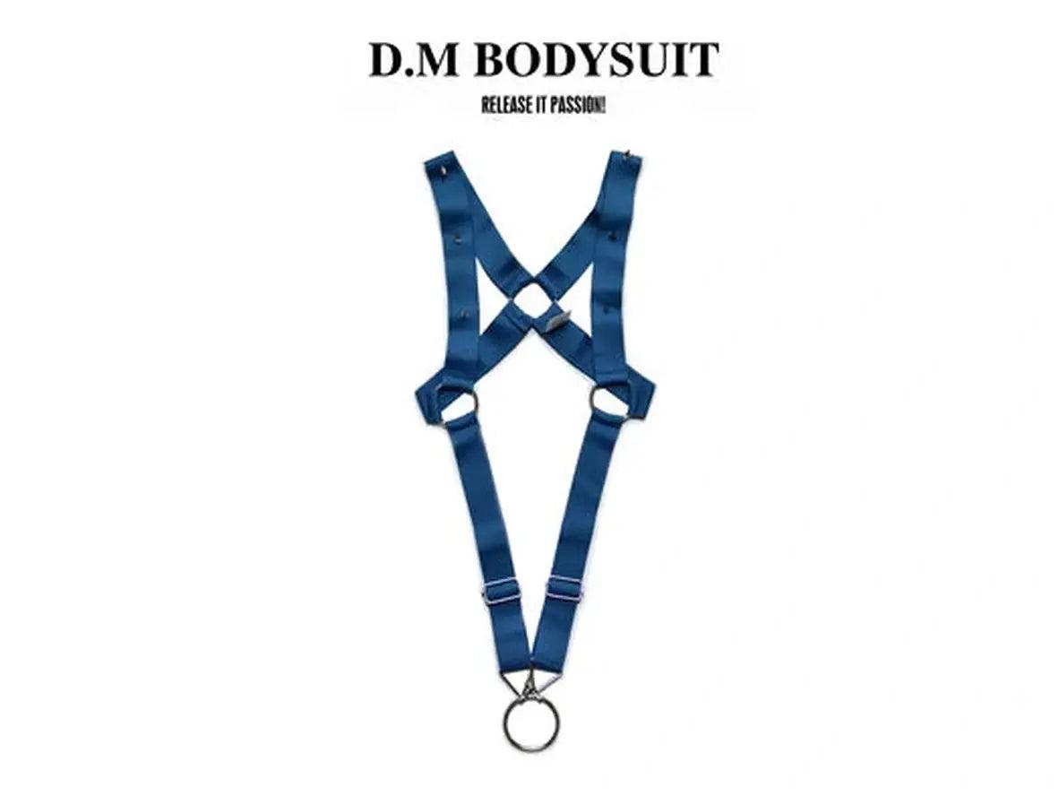 Gay Bodysuits | D.M Sexy Harness Belt Ring Bodysuit