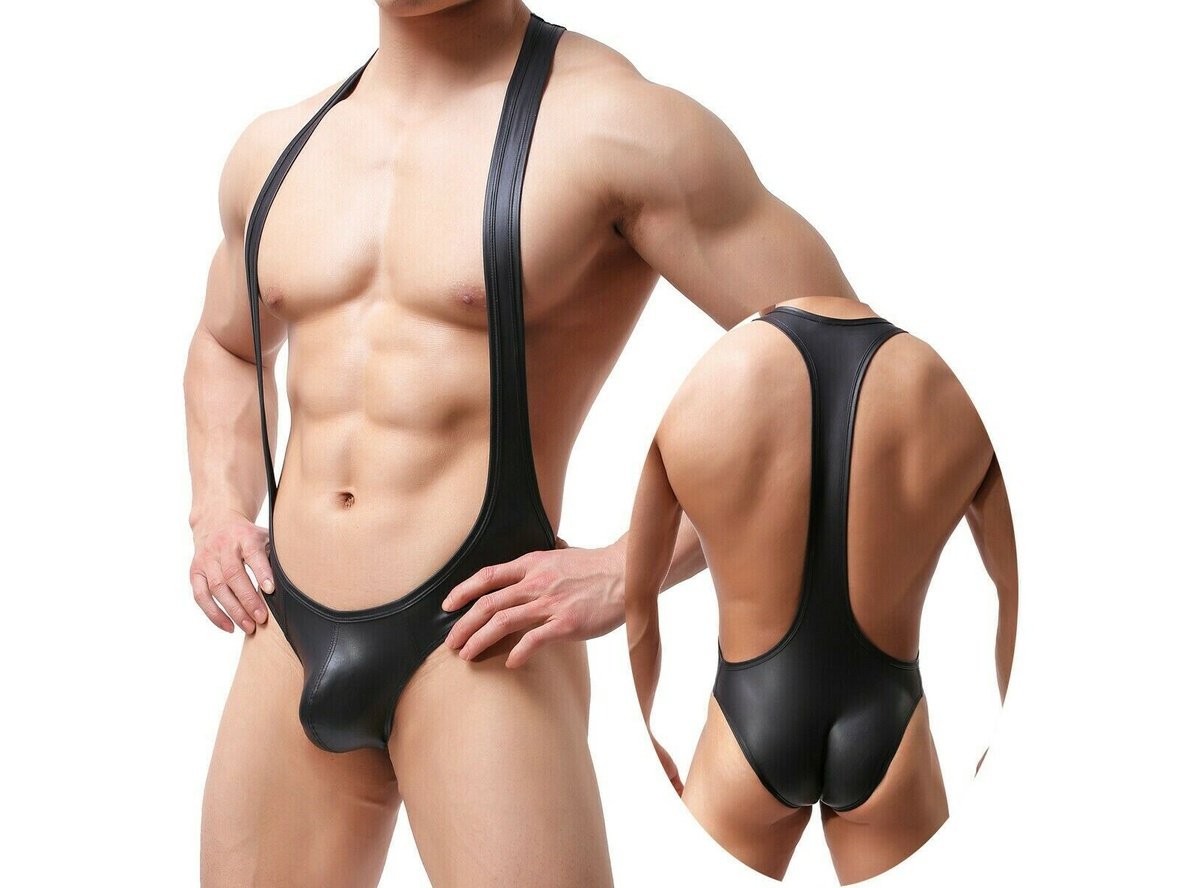 Gay Bodysuits | Daring Faux Leather Bodysuits