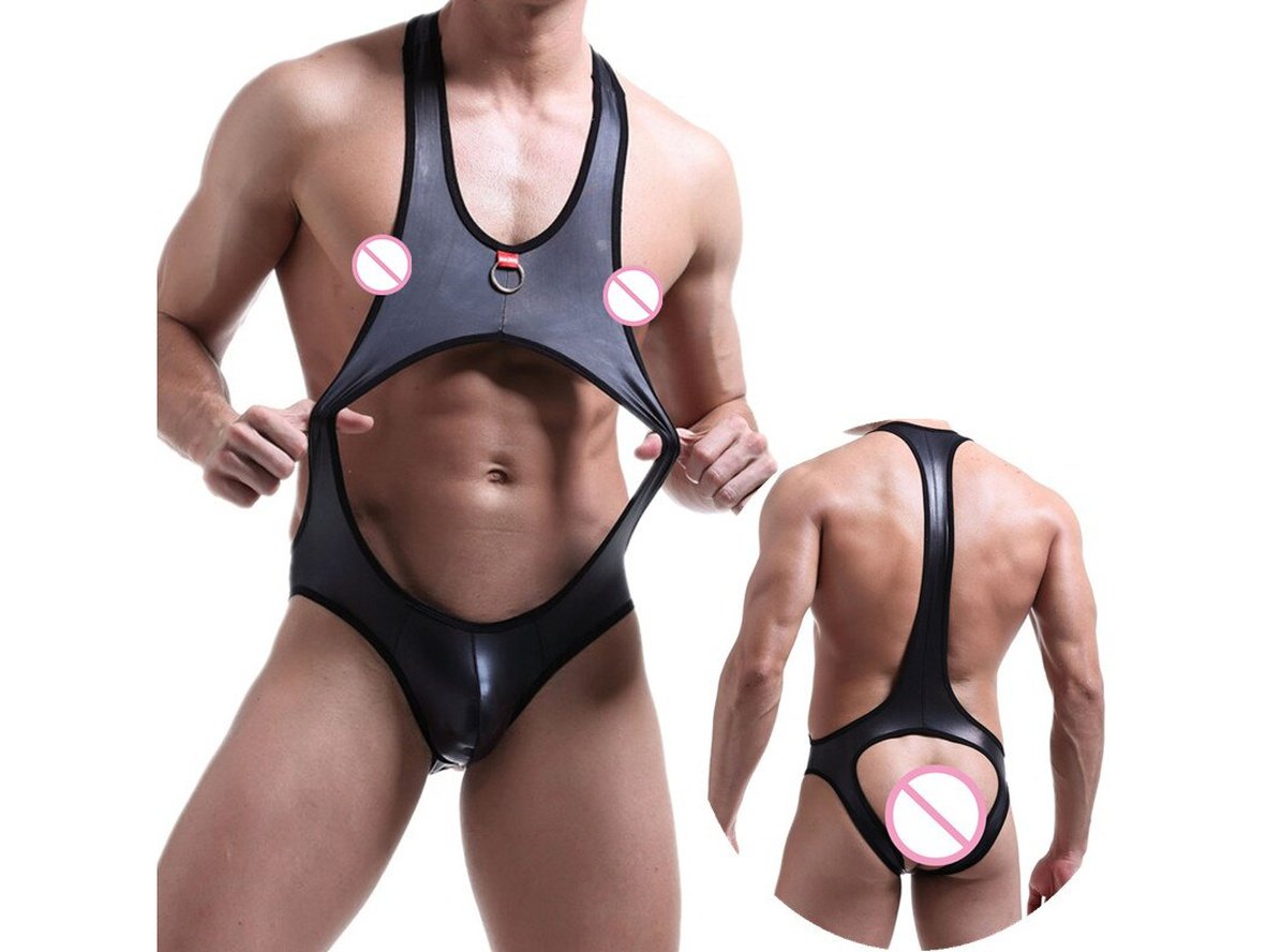 Gay Bodysuits | Daring Faux Leather Bodysuits
