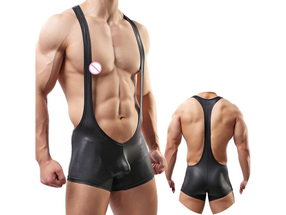 Gay Bodysuits | Daring Faux Leather Bodysuits