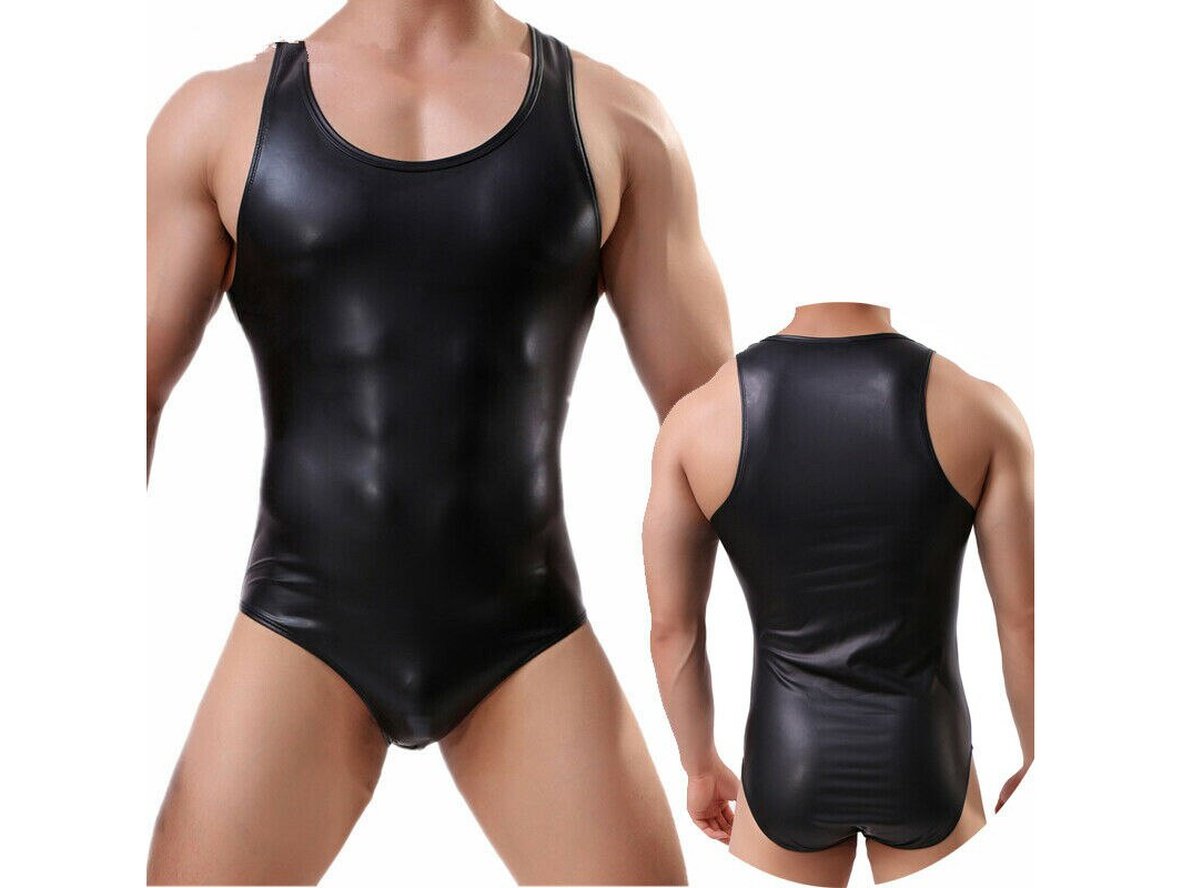 Gay Bodysuits | Daring Faux Leather Bodysuits