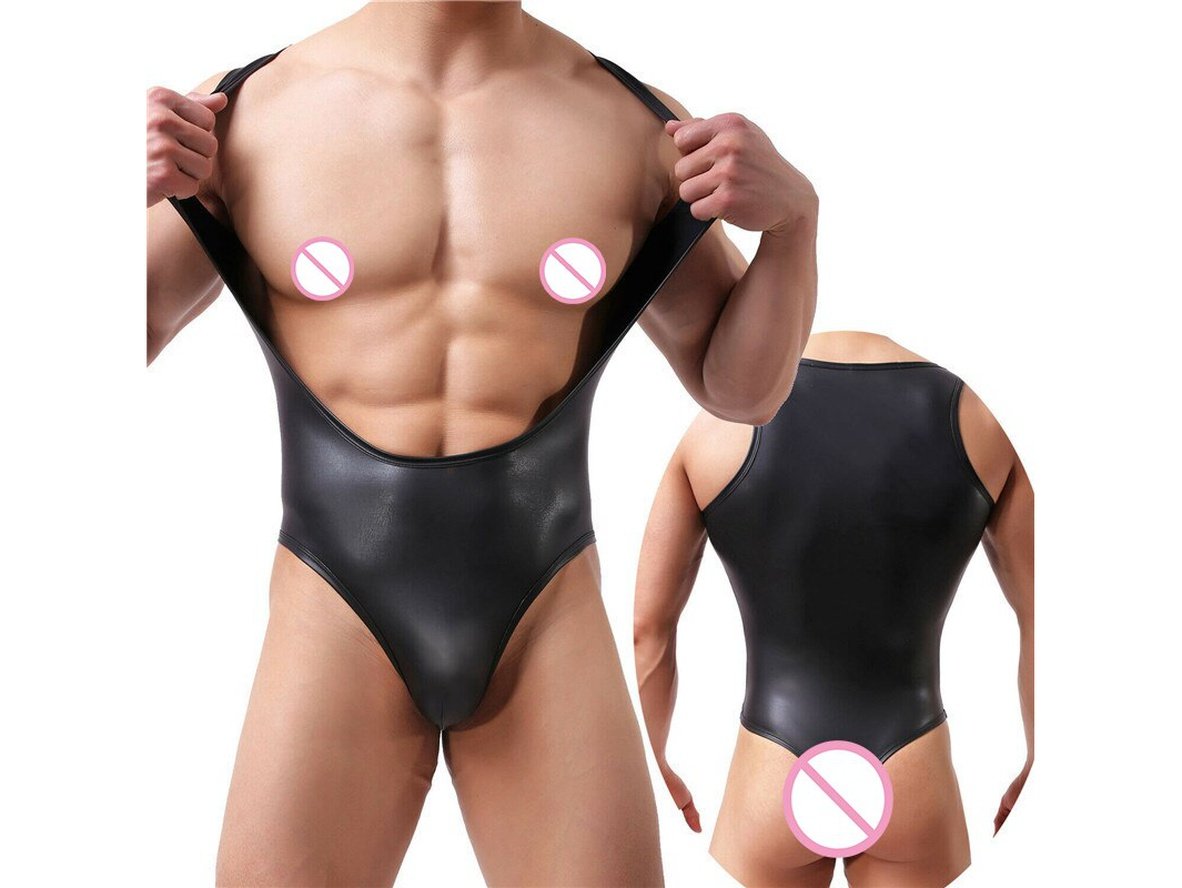 Gay Bodysuits | Daring Faux Leather Bodysuits