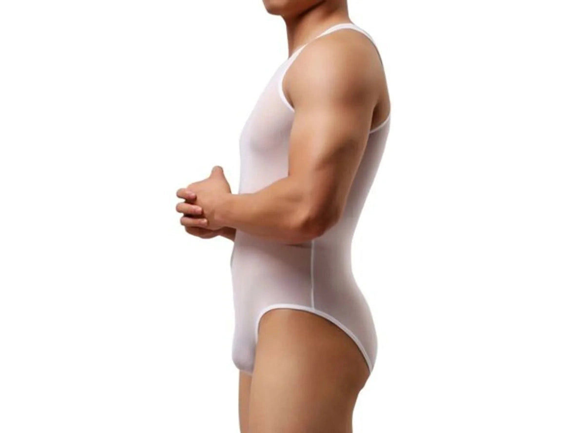 Gay Bodysuits | Mesh See-Through Loungewear