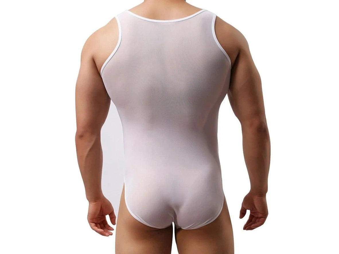 Gay Bodysuits | Mesh See-Through Loungewear