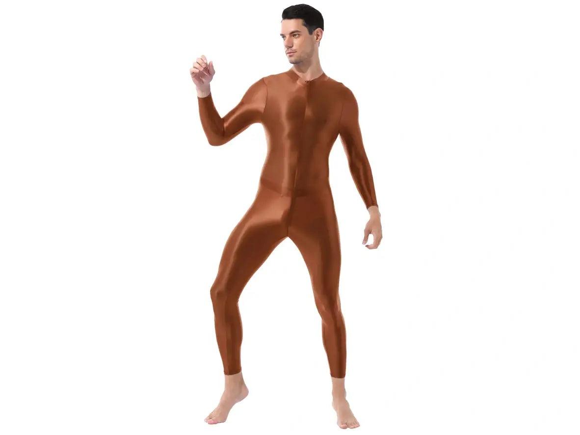 Gay Bodysuits | Sexy Ankle Length Zipper Bodystocking
