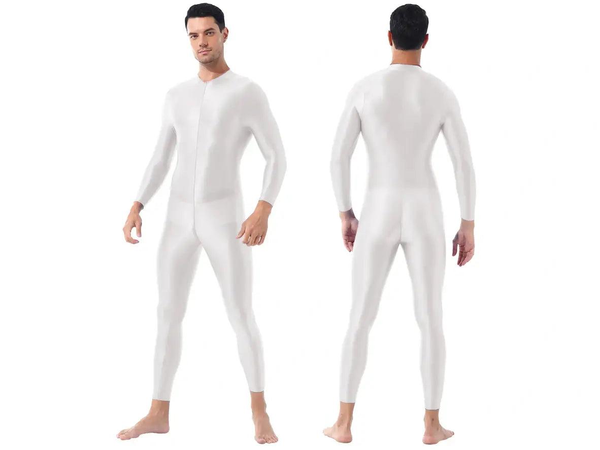 Gay Bodysuits | Sexy Ankle Length Zipper Bodystocking