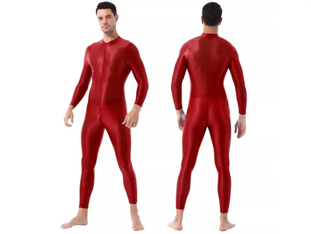 Gay Bodysuits | Sexy Ankle Length Zipper Bodystocking