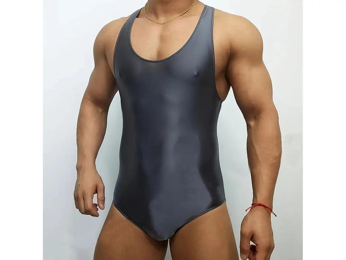 Gay Bodysuits | Sexy Glossy Gym Workout Bodysuits