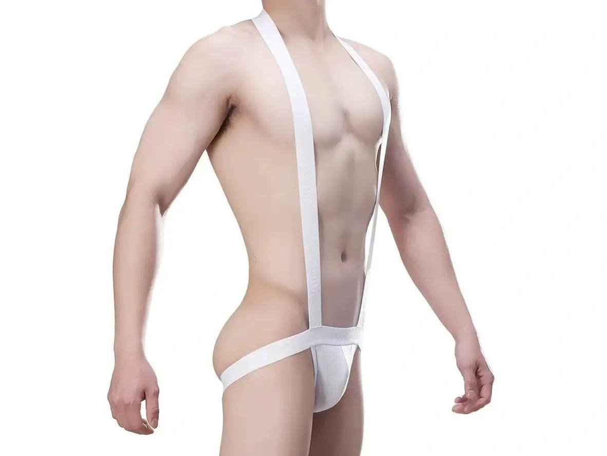 Gay Bodysuits | Sexy High Elasticity Open Butt Bodysuit