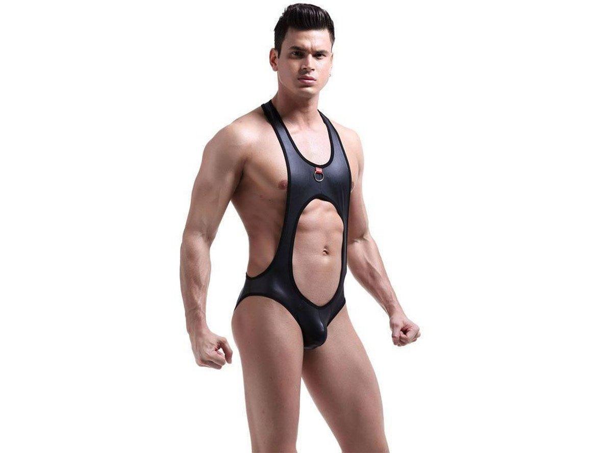 Gay Bodysuits | Sexy Open Butt Wrestling Bodysuit