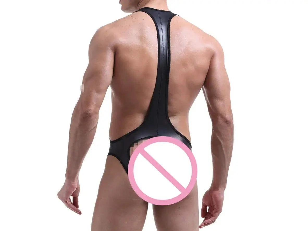 Gay Bodysuits | Sexy Open Butt Wrestling Bodysuit