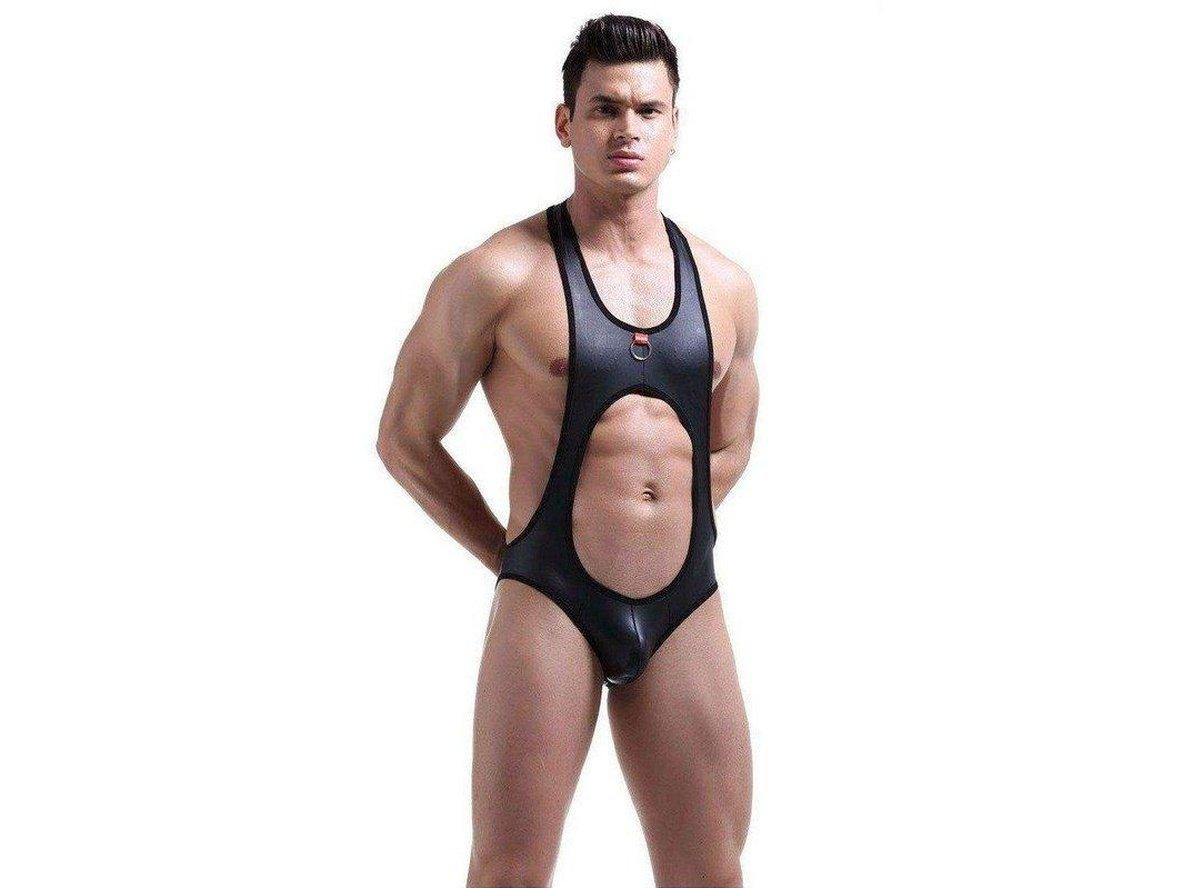 Gay Bodysuits | Sexy Open Butt Wrestling Bodysuit
