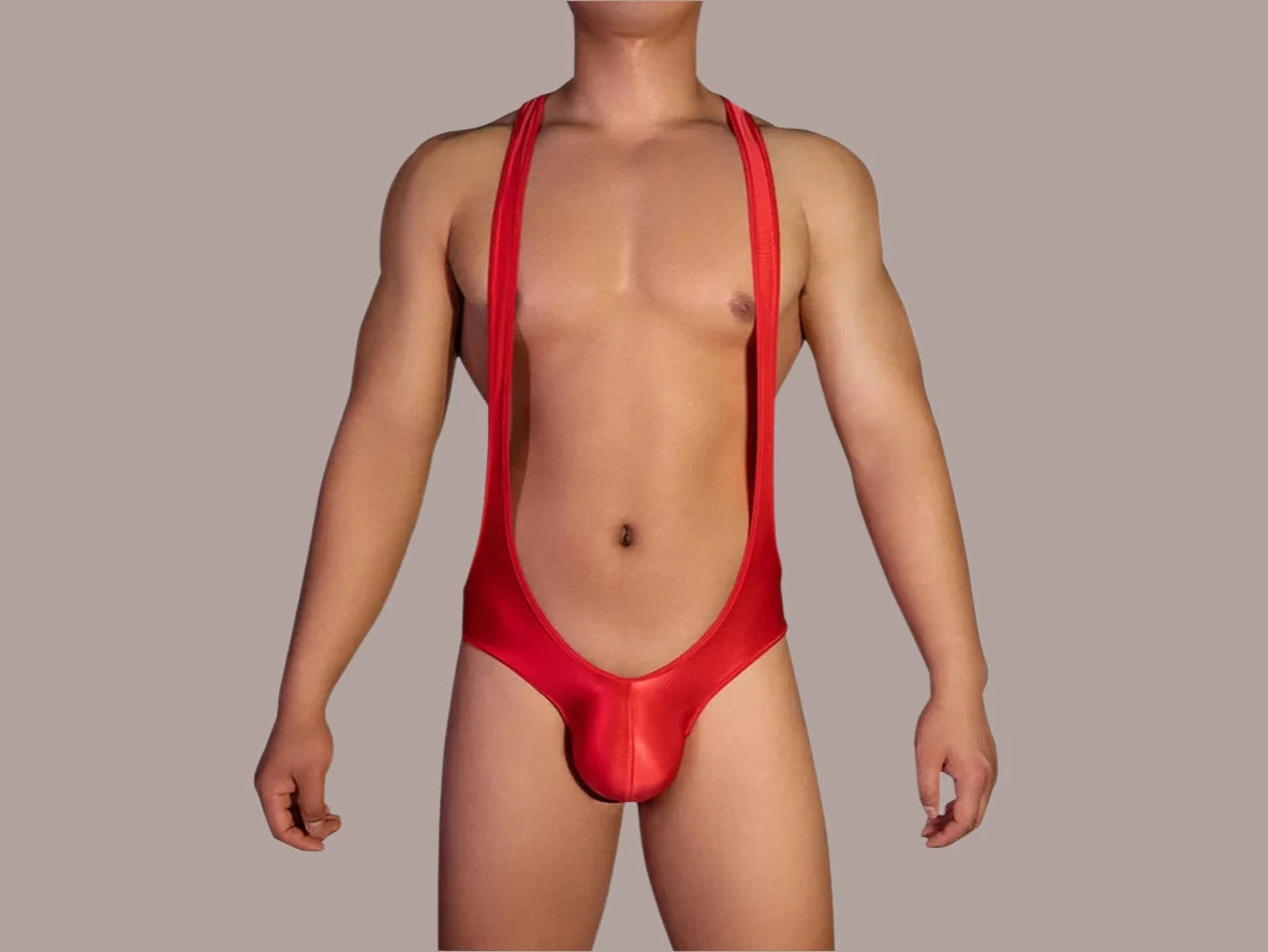 Gay Bodysuits | Stretchy High Cut Backless Bodysuit