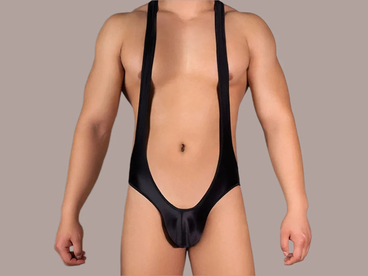 Gay Bodysuits | Stretchy High Cut Backless Bodysuit