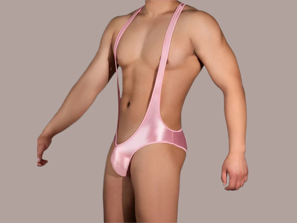 Gay Bodysuits | Stretchy High Cut Backless Bodysuit