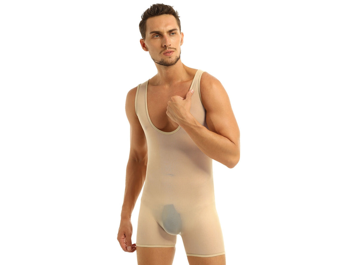 Gay Bodysuits | Ultra-Thin Mesh Loungewear