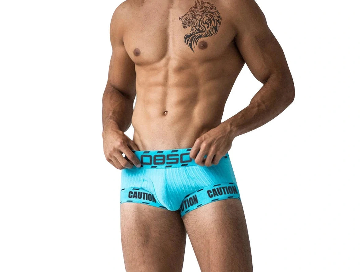 Gay Boxer Briefs | 0850 Threaded Cotton Sport Boxer Briefs