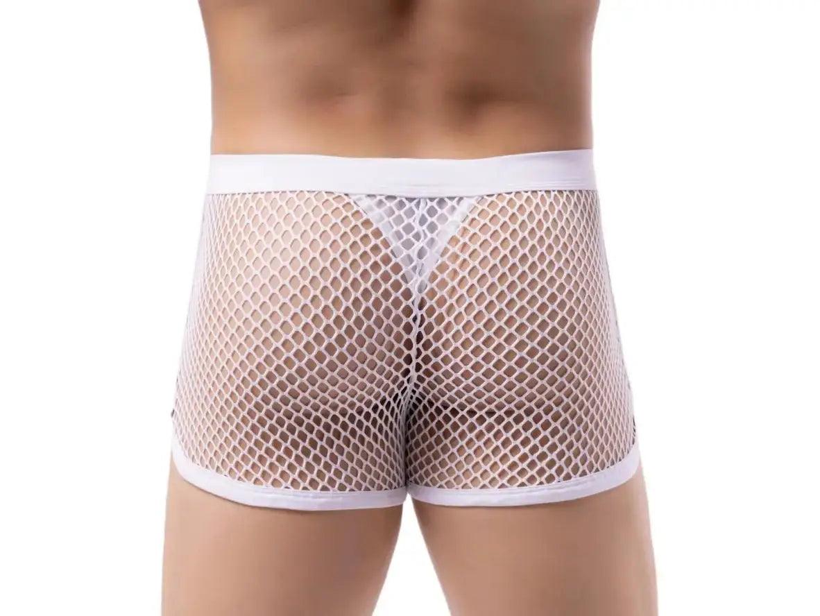 Gay Boxer Briefs | BRAVE PERSON Sexy Mesh Boxer Briefs