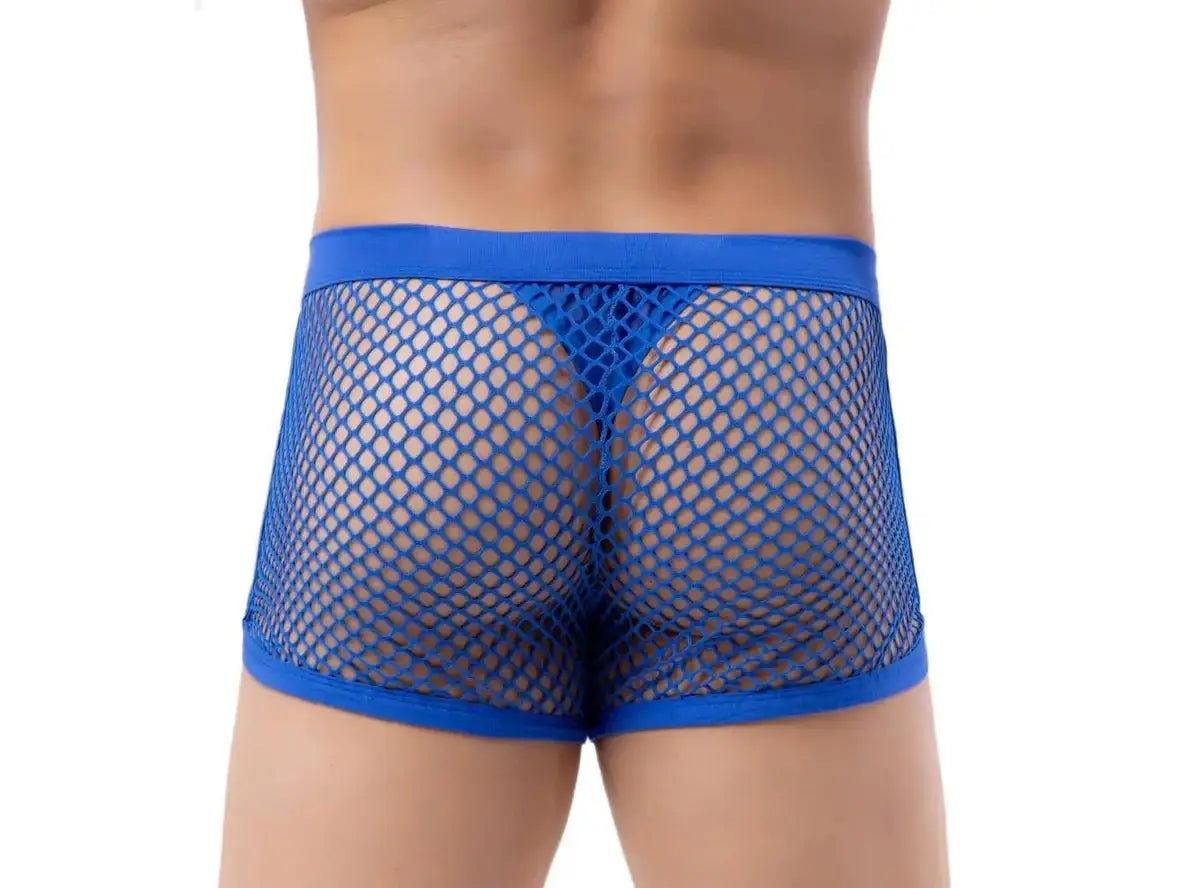 Gay Boxer Briefs | BRAVE PERSON Sexy Mesh Boxer Briefs