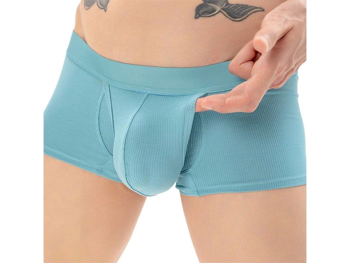 Gay Boxer Briefs | Bulge Enhancing Pouch Soft Boxers