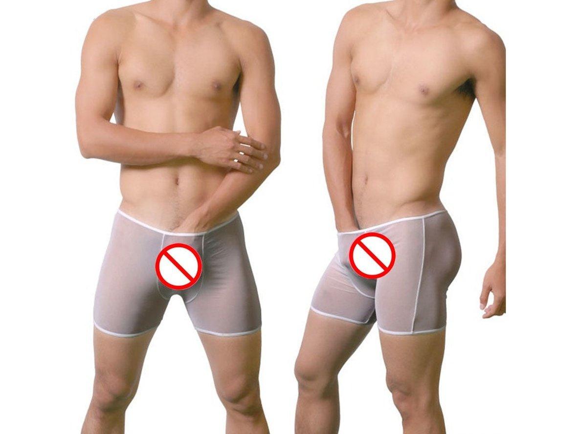 Gay Boxer Briefs | CIOKICX Underwear Sexy Thin Transparent Bulge Pouch Briefs